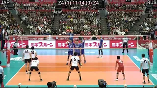 Volleyball : Japan - Russia 3:1 Amazing FULL Match