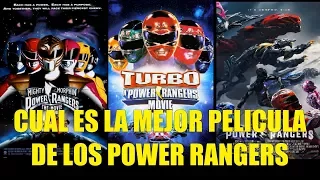 Cual es la Mejor Pelicula de los Power Rangers y Curiosidades