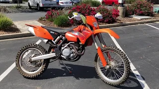 Contra Costa Powersports-Used 2006 KTM XC 525 adult trail bike dirt motorcycle