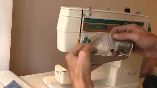 Sewing machine Швейная машина Brillant nutznaht automatik 8300 test кожа.