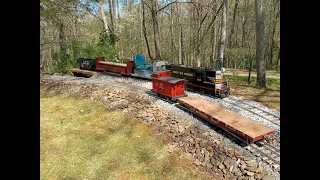 First Freight of 2024 on the Forest & Western RR