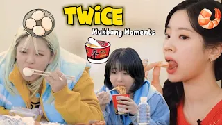 Twice Mukbang Moments #twice #mukbang #kpop #fyp #asmreating #eating #once #jyp#food | Sully Mukbang