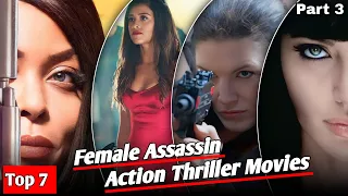 Top 7 Best Female Assassin Action Thriller Movies l Hollywood Hindi Dubbed Movies.