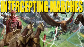 Lotr Rise To War Version 2.0 Demonstrating New March and Interception battle system and Tile system