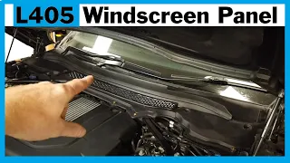 Range Rover L405 Windscreen panel Removal / Wiper Arm / Fuse box Access