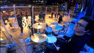 Yo hare una fiesta - Moradora de Sion | Ebenezer Honduras 🇭🇳 (Usar🎧) - Live Drum Cam