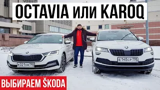 SKODA KAROQ или OCTAVIA A8 2020, выбор мужчины и женщины)