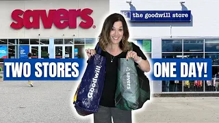 Thrift Store Hopping in Boston! Thrift with me at Savers and Goodwill! Poshmark Reseller