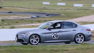 REVIEWED: What it's like to drive the 2019 Alfa Romeo Giulia TI on Track