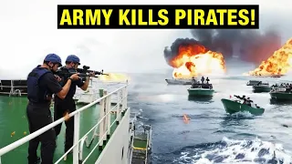 BREAKING: This Is How Somali Pirates Are Killed At High Seas!