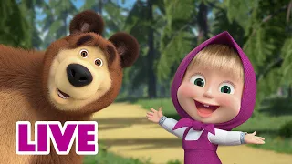 🔴 EN VIVO Masha y el Oso Castellano 🌲🌸 Aventura en el bosque 🦸‍♀️🐱‍🏍 Masha and the Bear