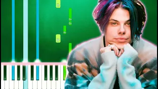 YUNGBLUD - Weird! (Piano Tutorial Easy)