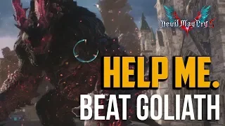 Devil May Cry 5 : How to Beat Goliath (First Boss)