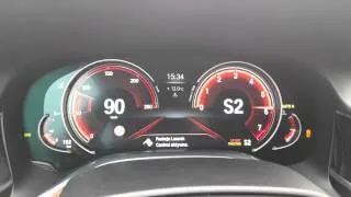 BMW 750i xDrive 0-100 km/h acceleration Launch Control G11 2016