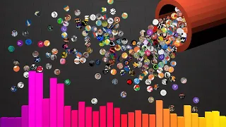 Marbles vs Music - Visualizer Bars Battle Royale