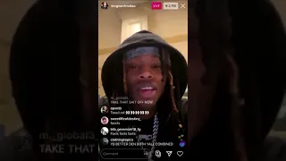 King Von Getting Trolled By Toosii 2X On IG Live 😭💔