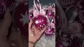 🎄🎀Palline di Natale personalizzati fai da te 🎄🎀