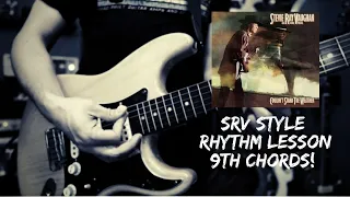 STEVIE RAY VAUGHAN style RHYTHM with 9th Chords!