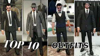 TOP 10 BEST Mafia Outfits in GTA 5 Online