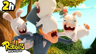 Say Cheese Rabbids! |  RABBIDS INVASION | 2H New compilation | Cartoon for Kids