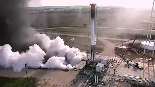 Landed Falcon 9 First Stage Test 🚀