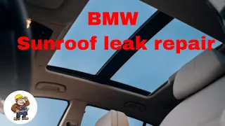 BMW water sunroof leak repair | Grease Monkeys