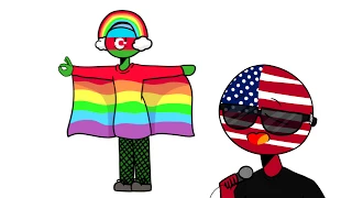 [MAP] Europe is Gay - Part 26 (Countryhumans - America, Azerbaijan, Moldova, Malta)