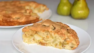 Безумно вкусно! ШАРЛОТКА с ГРУШАМИ! Нежный пирог к чаю!!!