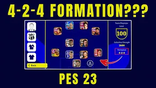 COMMENT AVOIR UNE FORMATION SIMILAIRE AVEC 4-2-4 | eFootball 2023 Mobile