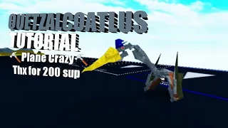 quetzalcoatlus tutorial สอนสร้างนกยักษ์  : 🔨Plane Crazy🔨: TheWhiteCreator