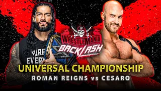 Roman Reigns Vs Cesaro - WWE Universal Championship Match HD - WrestleMania Backlash 2021 (Reaction)