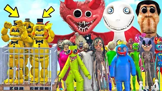 ANIMATRONICS PODE SALVAR OS GOLDEN FREDDY DE TODOS OS VILOES? |  GTA V Five Nights at Freddy's