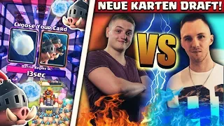 😂🎰TRYMACS vs CHEFSTROBEL! | Neue Karten Draft Duell! | Clash Royale ist back?!