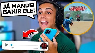 FREITAS LIGOU PRA GARENA AO VIVO PRA BANIR A CONTA DE HACKER!? - free fire