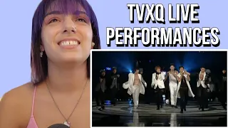 TVXQ 'SEASIDE', 'SOMEBODY TO LOVE', 'PURPLE LINE', ETC Live Performances | REACTION