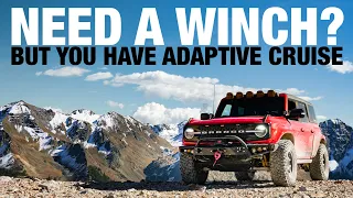 Ford Bronco how-to mount winch with adaptive cruise CBI OFFROAD Hybrid Bumper