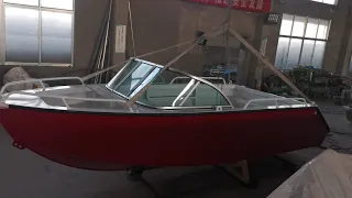 Abelly 5.8m aluminum bow rider boat