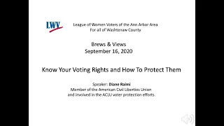 Know Your Voting Rights and How To Protect Them