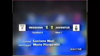 1996-97 (1a - 08-09-1996) Reggiana-Juventus 1-1 [Vieri,Tovalieri] Servizio D.S.Rai3