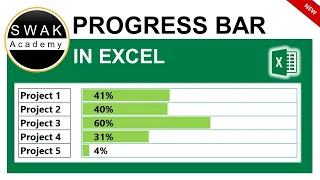 👍Easy Progress Bar in Excel