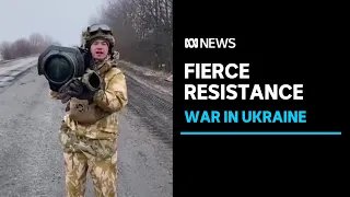 Russian forces slowed down by fierce Ukrainian resistance | ABC News