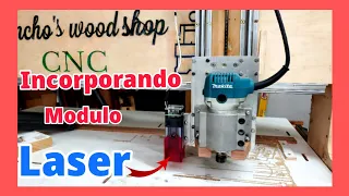 Como agregar modulo laser a CNC