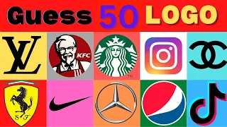 Guess The LOGO in 3 Secondes | 50 Famous Logos | Quiz Ghar