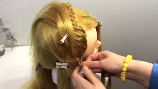 Прически на длинные волосы Прическа на выпускной вечер Причёски в школу 2019 косы на праздник