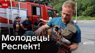 💪 Німецький пожежник рятує українців у гарячих точках війни