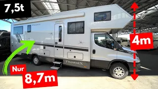 7.49t Liner only 8.7m! Motorhome novelties 2023: Phoenix Maxi Alcove 8800 BML