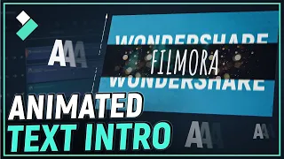 Animated Text Intro in Filmora erstellen |Wondwershare Filmora Tutorial