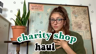 charity shop haul +try on!!