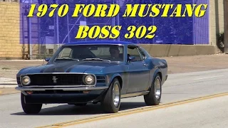 Road Test : 1970 Ford Mustang BOSS 302 American Muscle Car today