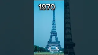 Eiffel Tower Evolution 1887-2023#shorts #history#evolution#eiffeltower